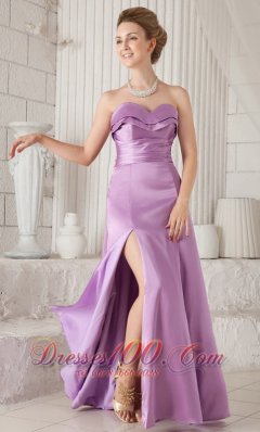 2013 Lavender Column Sweetheart Bridesmaid Evening Dress