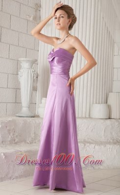 2013 Lavender Column Sweetheart Bridesmaid Evening Dress