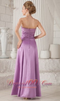 2013 Lavender Column Sweetheart Bridesmaid Evening Dress