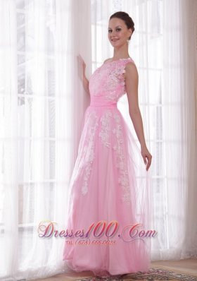 Sheath One Shoulder Applique Beaded Prom Evening Dress