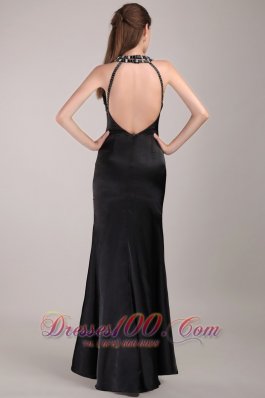 Prom Dress Taffeta High Slit Rhinestones Prom Celebrity Dress