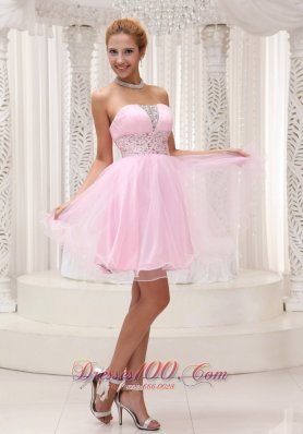 Lovely Baby Pink Prom / Cocktail Dress Mini-length 2013