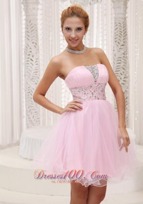 Lovely Baby Pink Prom / Cocktail Dress Mini-length 2013