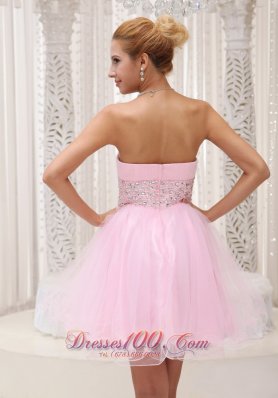 Lovely Baby Pink Prom / Cocktail Dress Mini-length 2013