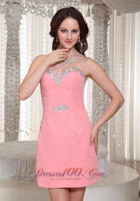 Watermelon Sequin Homecoming Dress For Formal 2013