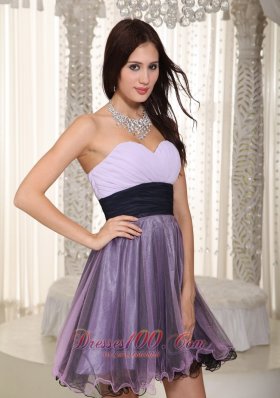 Mini-length Graduation Prom Graduation Dress 2013 Organza ruched