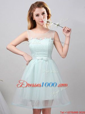 Best Selling Off the Shoulder Sleeveless Lace Up Mini Length Lace and Appliques and Belt Court Dresses for Sweet 16
