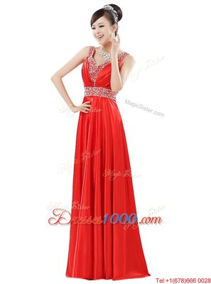 Sleeveless Beading Zipper