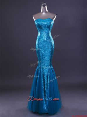 Unique Mermaid Red Sweetheart Zipper Sequins Homecoming Dress Sleeveless