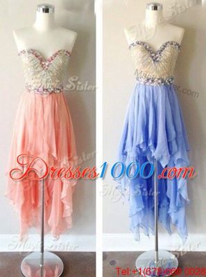 New Arrival Sleeveless Beading Zipper Prom Evening Gown