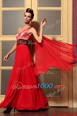 Sleeveless Beading Side Zipper Homecoming Dress