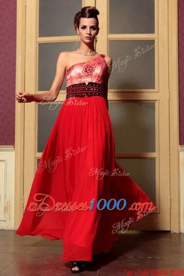 Sleeveless Beading Side Zipper Homecoming Dress