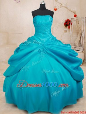 Pick Ups Red Quinceanera Gown Sweetheart Sleeveless Court Train Lace Up