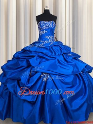 Custom Designed Sleeveless Lace Up Floor Length Beading and Pick Ups Sweet 16 Dresses