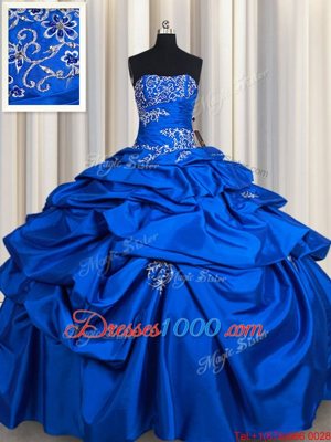 Custom Designed Sleeveless Lace Up Floor Length Beading and Pick Ups Sweet 16 Dresses