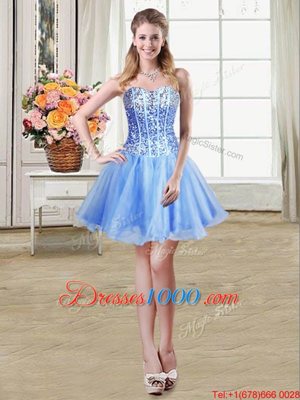 Ideal Four Piece Multi-color Ball Gowns Ruffles and Sequins Quinceanera Gown Lace Up Organza Sleeveless Floor Length
