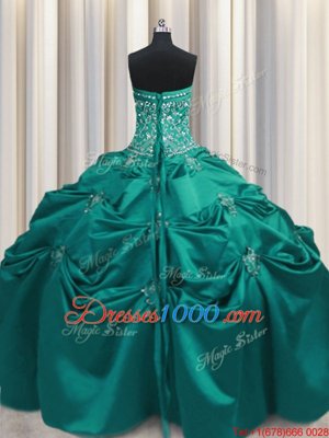 New Arrival Sequins Fuchsia Lace Up 15 Quinceanera Dress Beading and Embroidery and Ruffles Sleeveless Floor Length