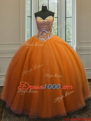Straps Straps Organza Sleeveless Floor Length Quince Ball Gowns and Beading and Ruffles