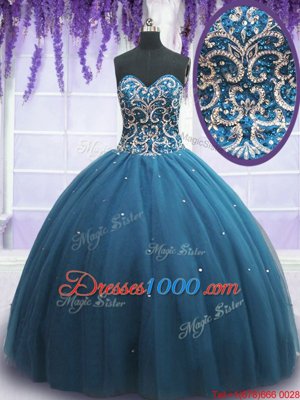 Low Price Three Piece Pick Ups Ball Gowns Quinceanera Dress Green High-neck Organza Sleeveless Floor Length Lace Up