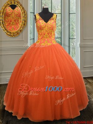 Hot Sale Yellow Green Ball Gowns Beading Quinceanera Dress Lace Up Tulle Sleeveless Floor Length