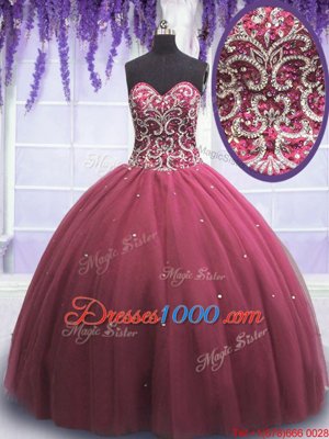 Floor Length Pink Sweet 16 Dresses Sweetheart Sleeveless Lace Up