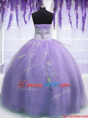Popular Sweetheart Sleeveless Organza Sweet 16 Quinceanera Dress Beading Zipper