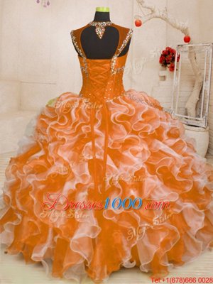 Adorable Floor Length Ball Gowns Sleeveless Multi-color Sweet 16 Quinceanera Dress Lace Up