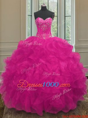 Sleeveless Lace Up Floor Length Beading and Embroidery Quinceanera Gowns