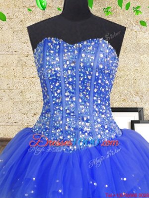 Multi-color Sleeveless Floor Length Beading and Sequins Zipper 15th Birthday Dress