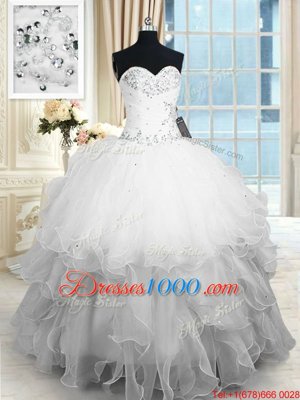 Free and Easy Ball Gowns Quinceanera Dress Yellow Green Straps Organza Sleeveless Floor Length Lace Up
