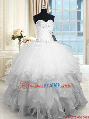 Free and Easy Ball Gowns Quinceanera Dress Yellow Green Straps Organza Sleeveless Floor Length Lace Up