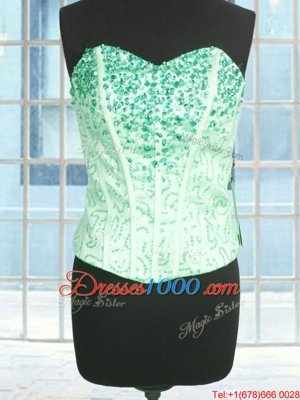 Edgy Sleeveless Lace Up Floor Length Beading and Ruffles Vestidos de Quinceanera