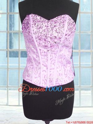 Inexpensive Rose Pink Sweetheart Lace Up Beading and Ruffles 15 Quinceanera Dress Sleeveless