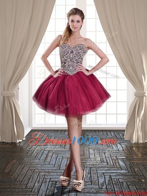 Tulle Sleeveless Mini Length Pageant Gowns and Beading