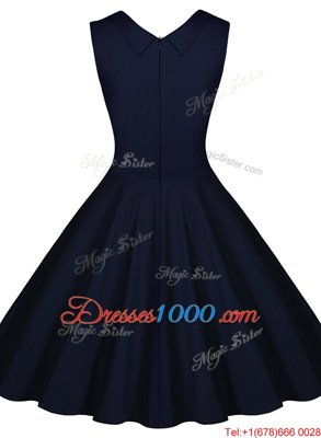 Ideal Sleeveless Ruching Zipper Prom Party Dress