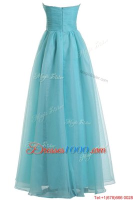 Lovely Sleeveless Zipper Floor Length Appliques Evening Dress