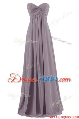 Pleated A-line Prom Dresses Apple Green Sweetheart Chiffon Sleeveless Floor Length Zipper