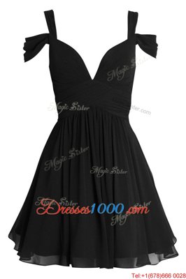 Vintage Sleeveless Ruching Backless Cocktail Dresses