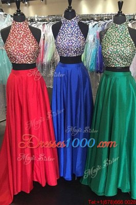 Red Prom Dresses Prom and Party and For with Beading Scoop Sleeveless Backless
