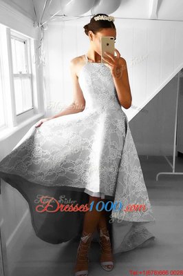 Grey Sleeveless Satin Zipper Prom Evening Gown for Prom