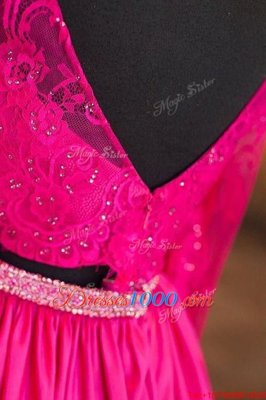 Teal Bateau Neckline Beading and Lace Long Sleeves Zipper