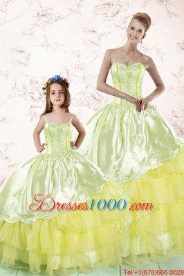 Admirable Sweetheart Sleeveless Organza Quince Ball Gowns Beading and Ruffles Lace Up
