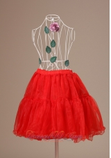 Customize Mini-length 2013 Red Petticoat