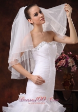 Two-tier Tulle Popular Veil 2013 New Arrival