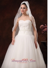 Beautiful White Organza Bridal Veils for Wedding