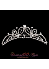 With Rhinestones Flower Girl Tiara for Pageant