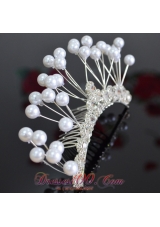 Ladies' Tiara With Imitation Pearls for Wedding