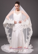 One-tier Cathedral Tulle 2013 Wedding Veil