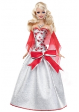 Elegant Grey Party Dress Hand made Bowknot Barbie Doll Dress
