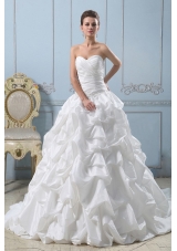 Ball Gown Sweetheart Wedding Dress Pick-ups